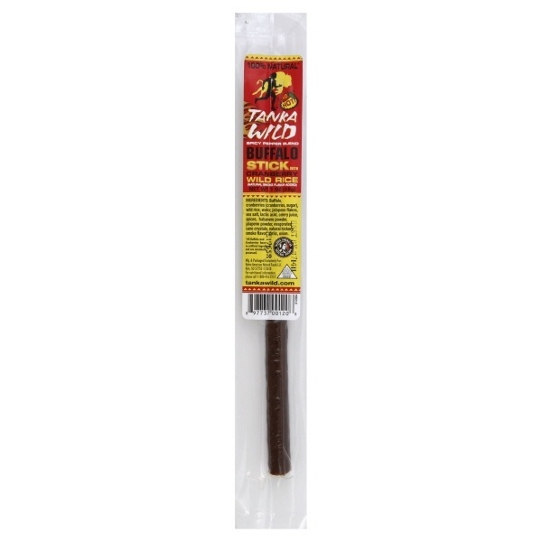 slide 1 of 1, Tanka Buffalo Stick, with Cranberry & Wild Rice, Spicy Pepper Blend, 1 oz