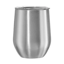 Oggi 12 Oz Wine Tumbler Silver
