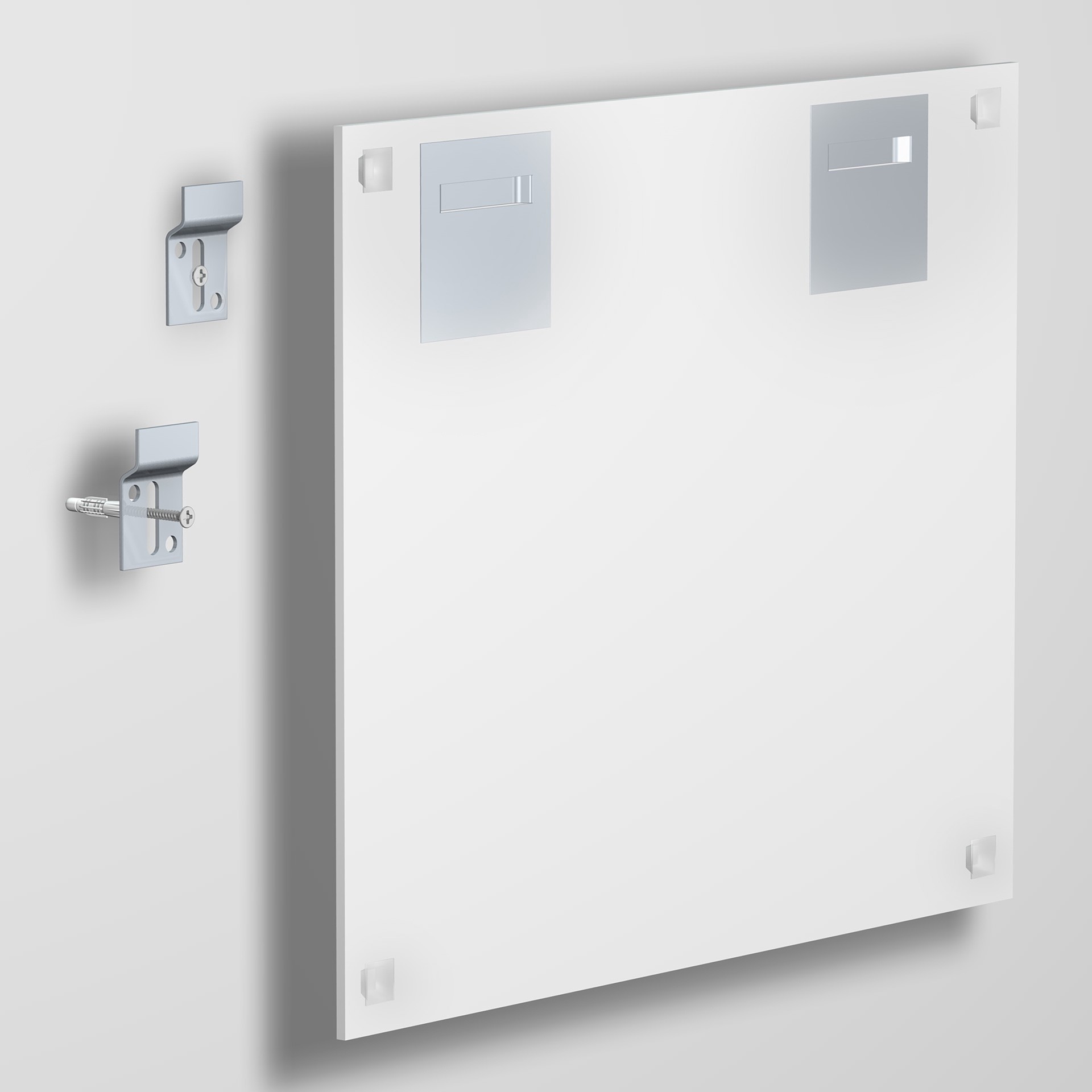 slide 2 of 6, Adhesive Hanging Plate Kit By Studio Decor, 2.75 in x 2.75 in