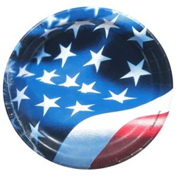 Creative Converting Freedom 7in Plate Flag