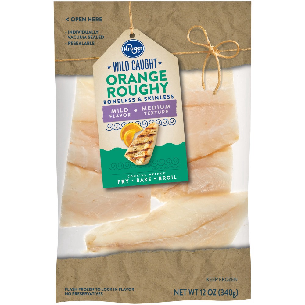 slide 2 of 2, Kroger Orange Roughy Fillet, 12 oz