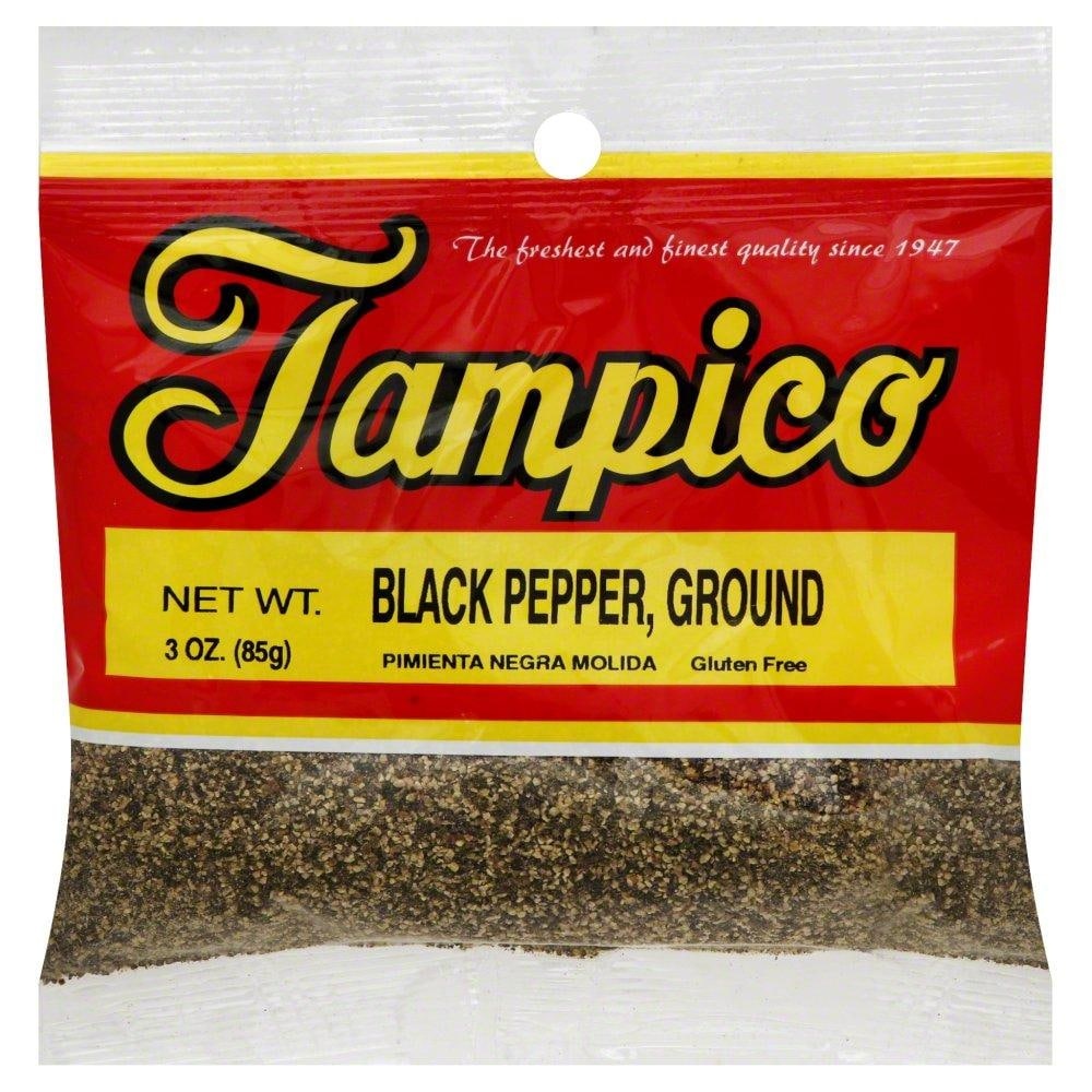 slide 1 of 1, Tampico Black Pepper Ground, 3 oz