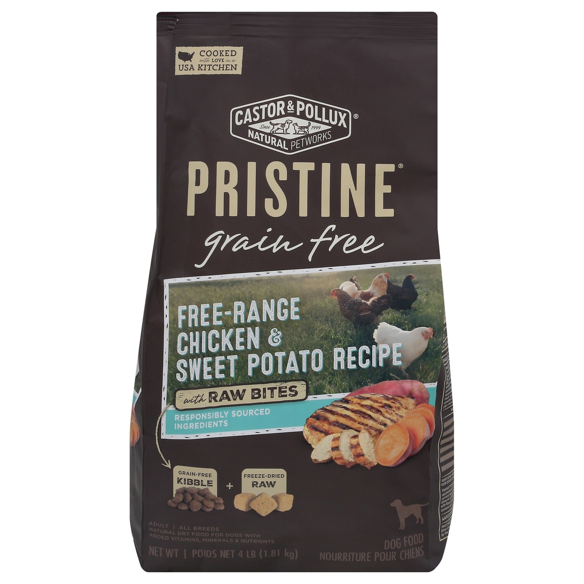 Castor & Pollux Organic Chicken Sweet Potato Dog Food 4 lb | Shipt