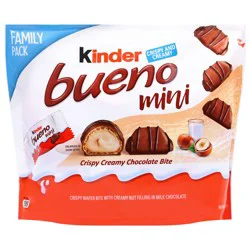 Kinder Bueno Mini Crispy Creamy Chocolate Bite Family Pack 9.5 oz