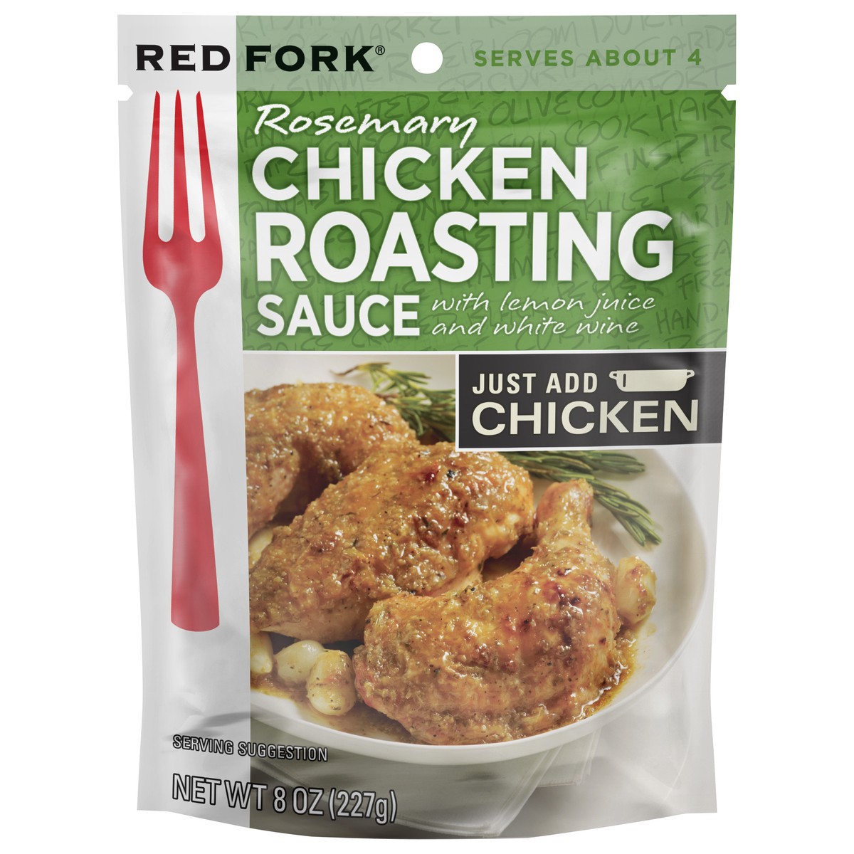 slide 1 of 3, Red Fork/Sauce Seasoning Chicken Rosemary, 8 oz