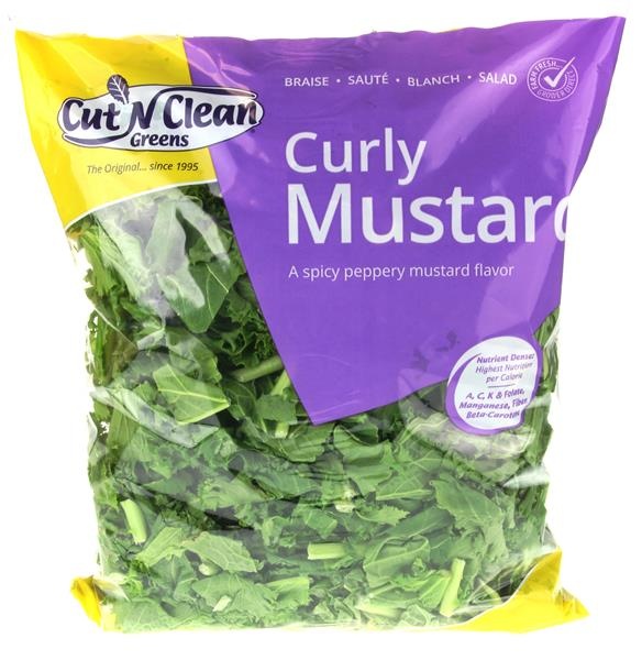 slide 1 of 6, Cut N Clean Curly Mustard 10 oz, 10 oz