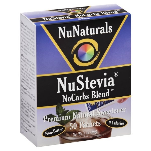 slide 1 of 1, NuNaturals NuStevia 50 ea, 50 ct