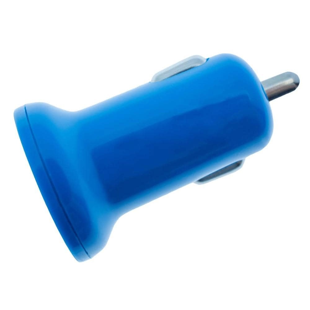 slide 1 of 1, Cellcandy Dual Usb Car Charger - Tropical Blue, 1 ct