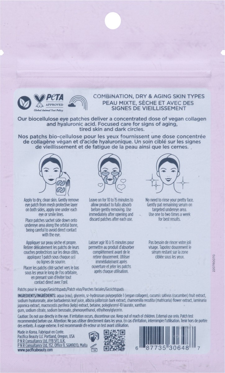 slide 9 of 9, Pacifica Vegan Collagen Hydro-Treatment Undereye & Smile Lines, 1 ct