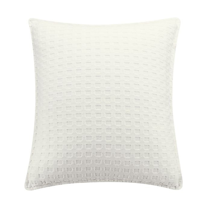 slide 1 of 1, Bridge Street Zoe Square Throw Pillow - Ivory, 1 ct