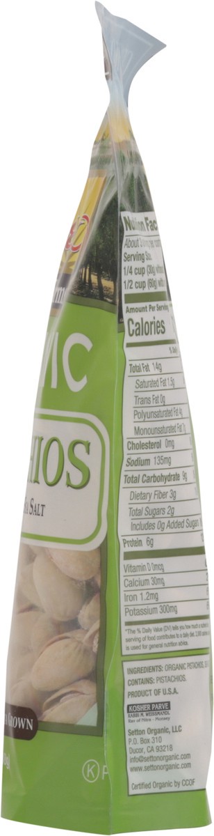 slide 11 of 13, Setton Farms Organic Organic Pistachios 7 oz, 7 oz