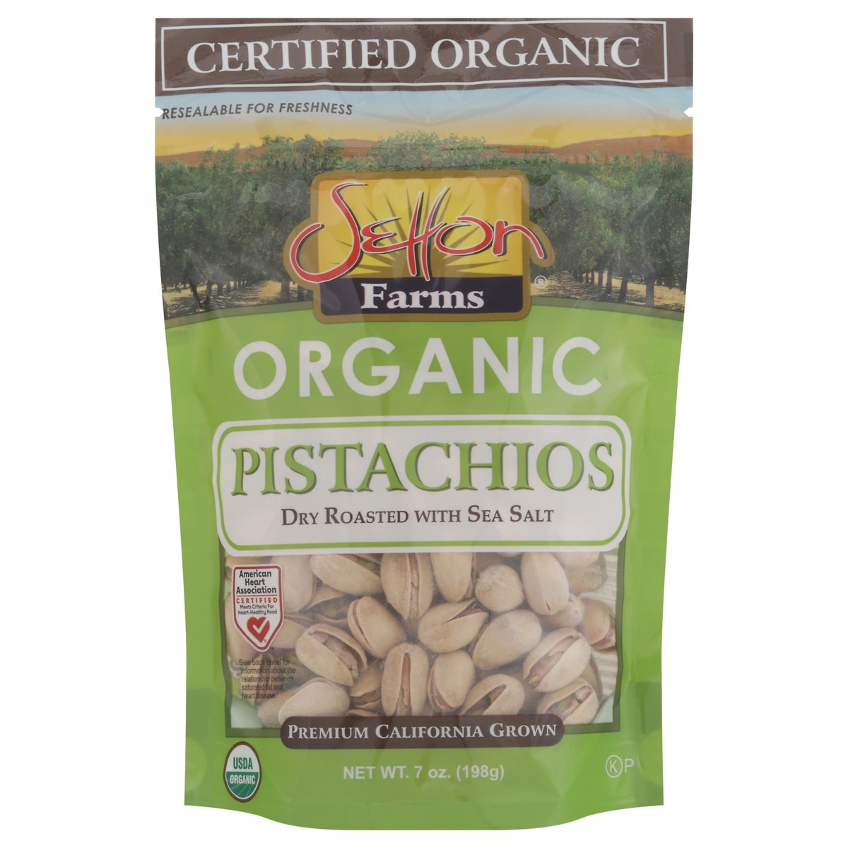slide 1 of 13, Setton Farms Organic Organic Pistachios 7 oz, 7 oz