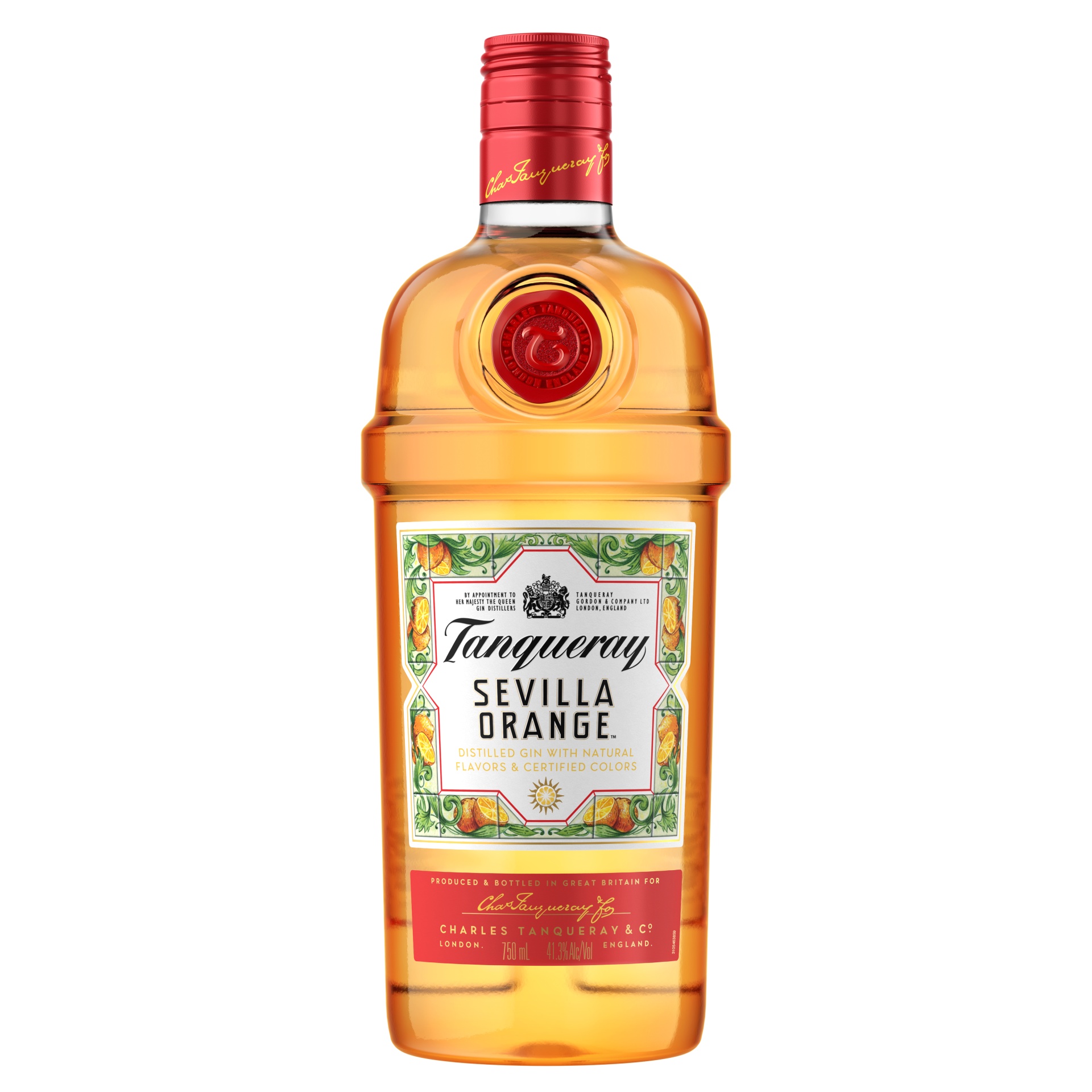 slide 1 of 1, Tanqueray Sevilla Orange Gin, 750 ml