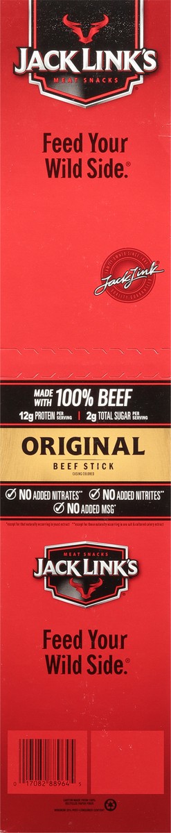 slide 10 of 14, Jack Link's Original Beef Sticks, 1.84 ounce, 24 ct