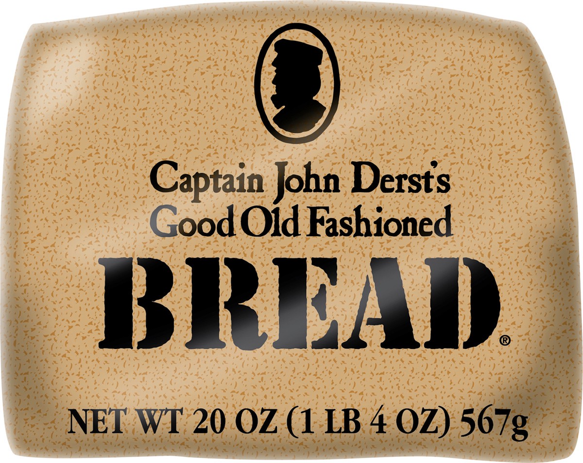 slide 5 of 8, Captain John Derst's Good Old Fashioned Bread, Sliced White Bread, 20 oz Loaf, 20 oz