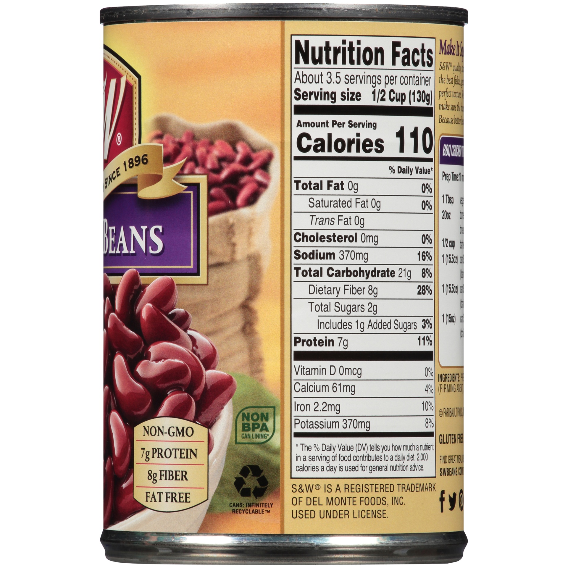 slide 5 of 8, S&W Red Kidney Beans, 15.25 oz