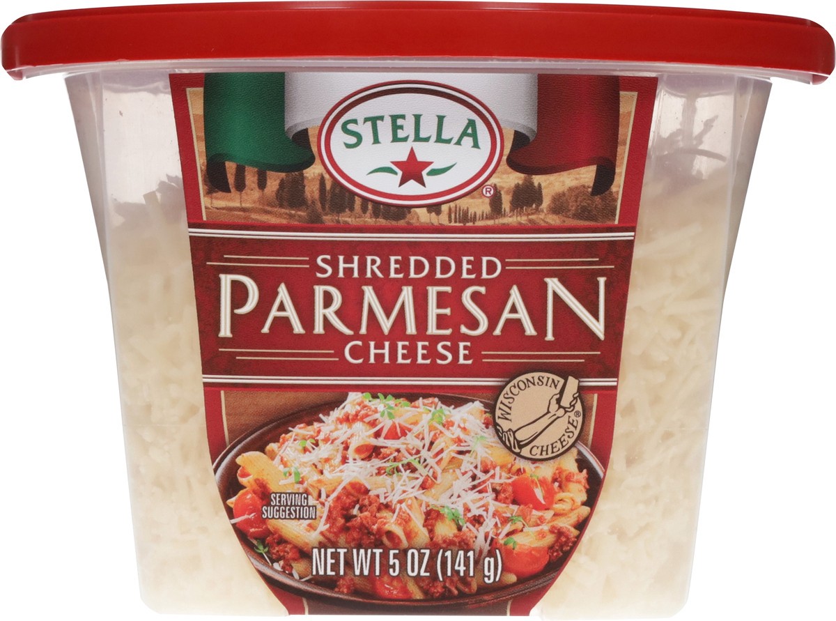 slide 3 of 12, Stella Shredded Parmesan Cheese 5 oz, 5 oz