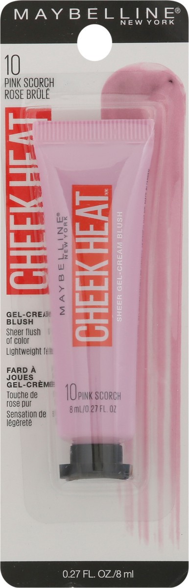 slide 6 of 9, Maybelline Cheek Heat Pink Scorch 10 Gel-Cream Blush 0.27 fl oz, 0.27 oz