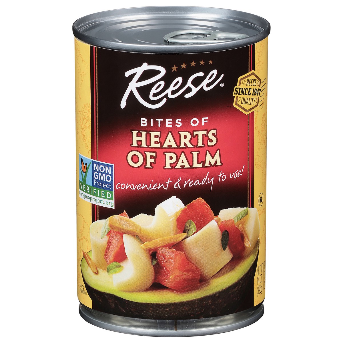 slide 1 of 11, Reese Hearts of Palm Pieces, 14 oz