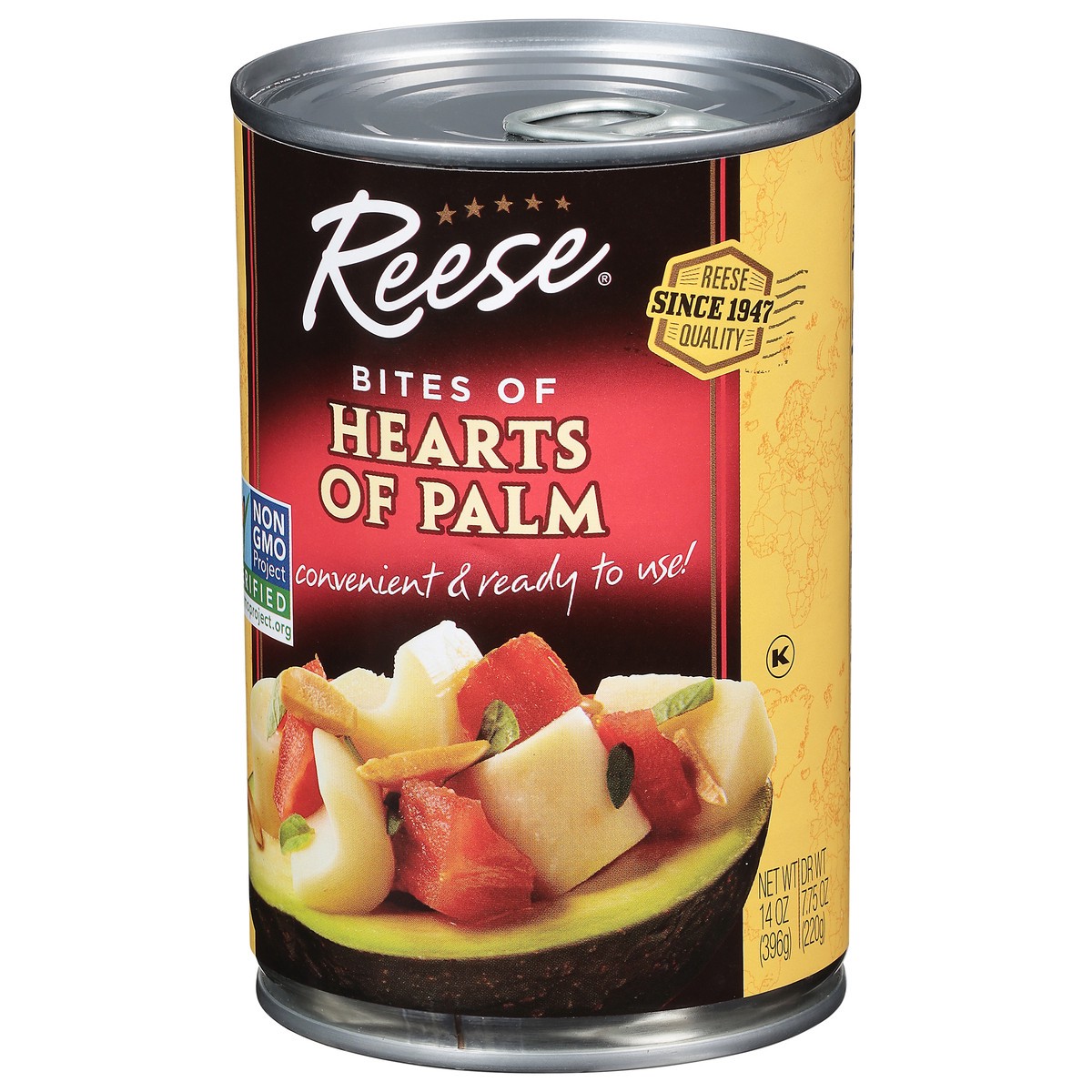 slide 7 of 11, Reese Hearts of Palm Pieces, 14 oz