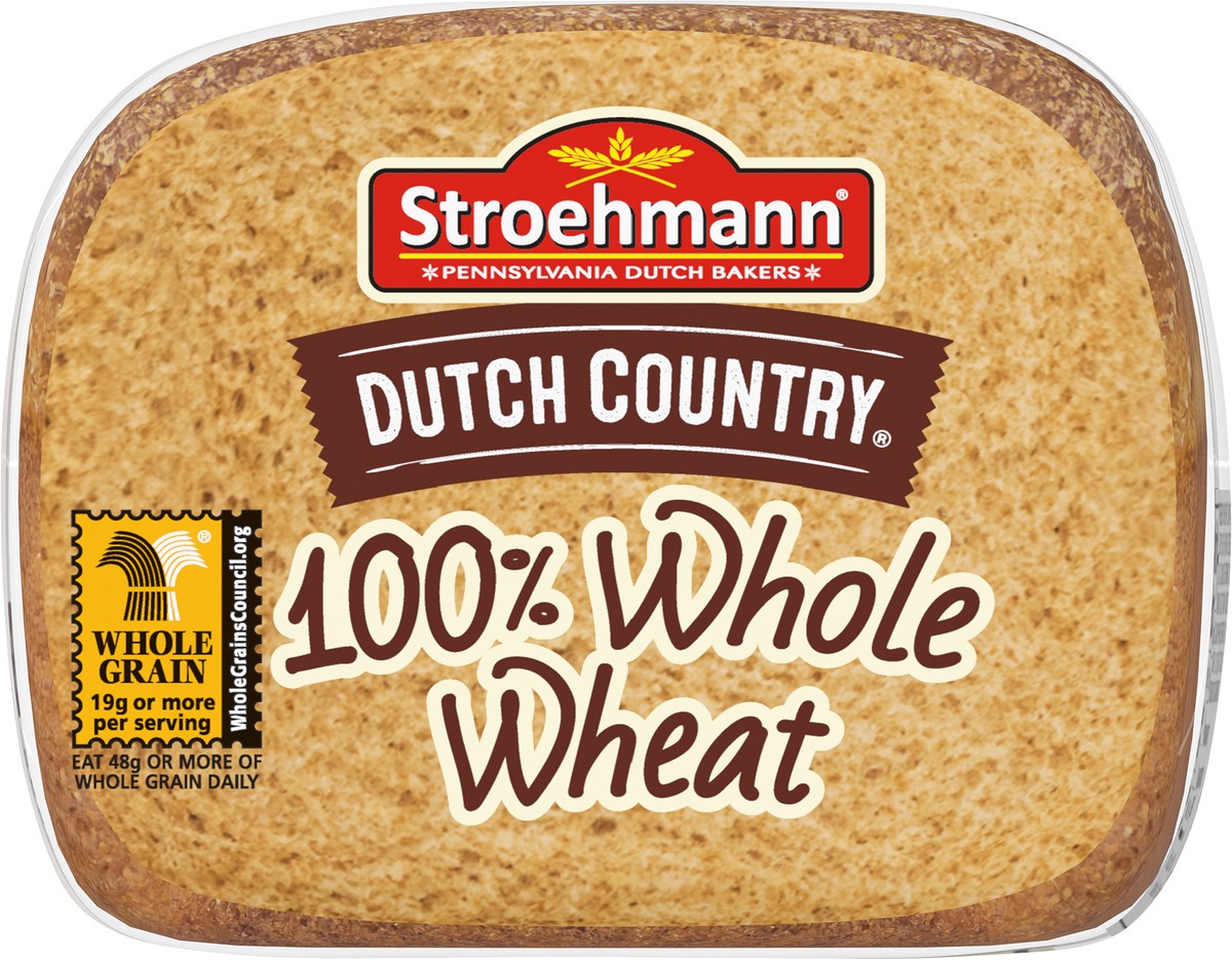 slide 4 of 7, Stroehmann's Bakeries Dutch Country 100% Whole Wheat Bread 24 Oz, 24 oz