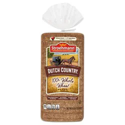 Stroehmann's Bakeries Dutch Country 100% Whole Wheat Bread 24 Oz