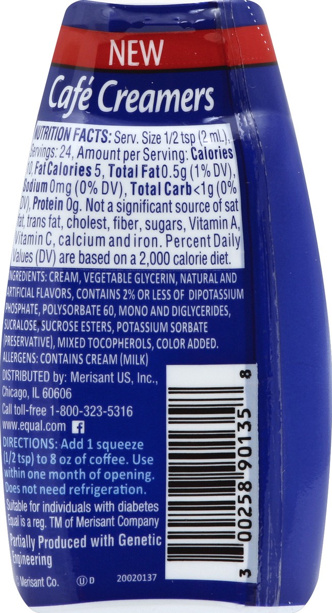 slide 2 of 6, Equal Cafe Creamers 1.67 oz, 1.67 oz