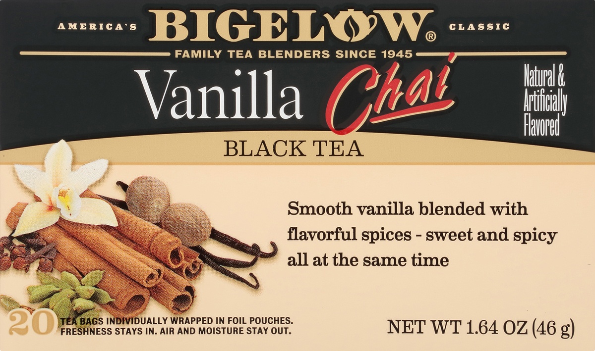 slide 8 of 9, Bigelow Vanilla Chai Tea, 20 ct