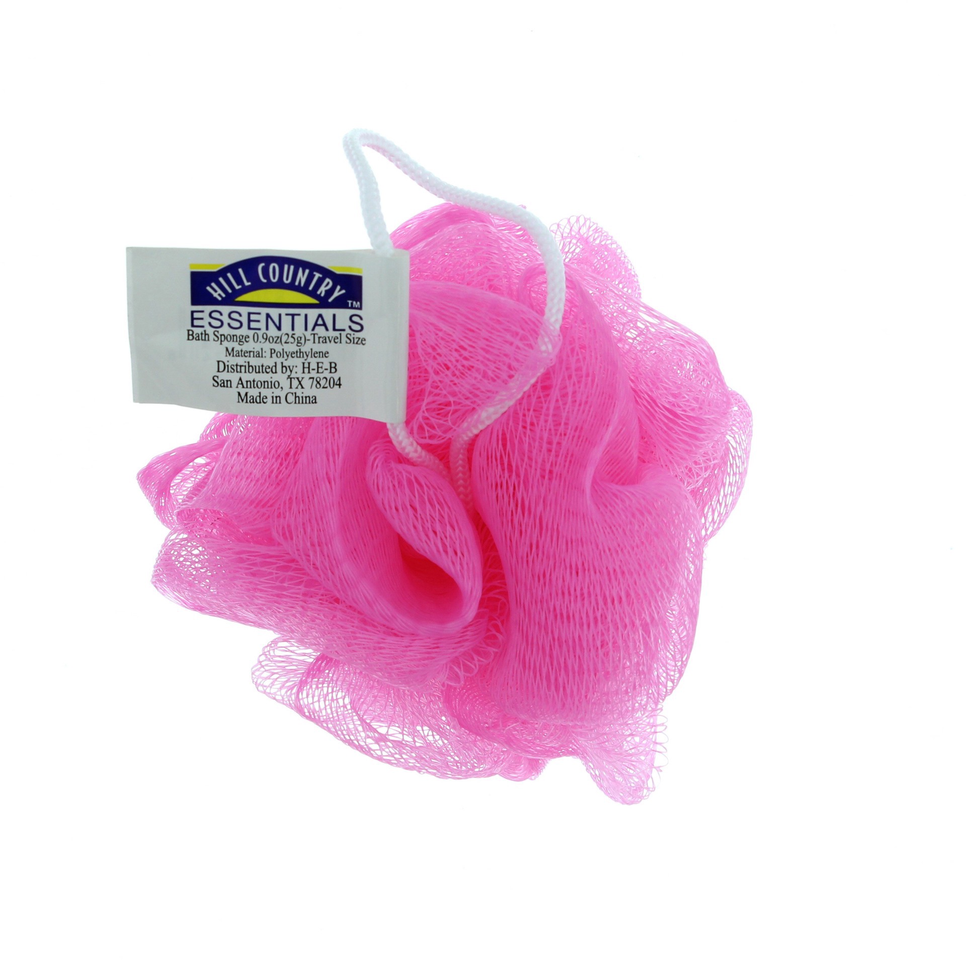 slide 1 of 1, Hill Country Fare Travel Mesh Sponges - Colors May Vary, 1 ct