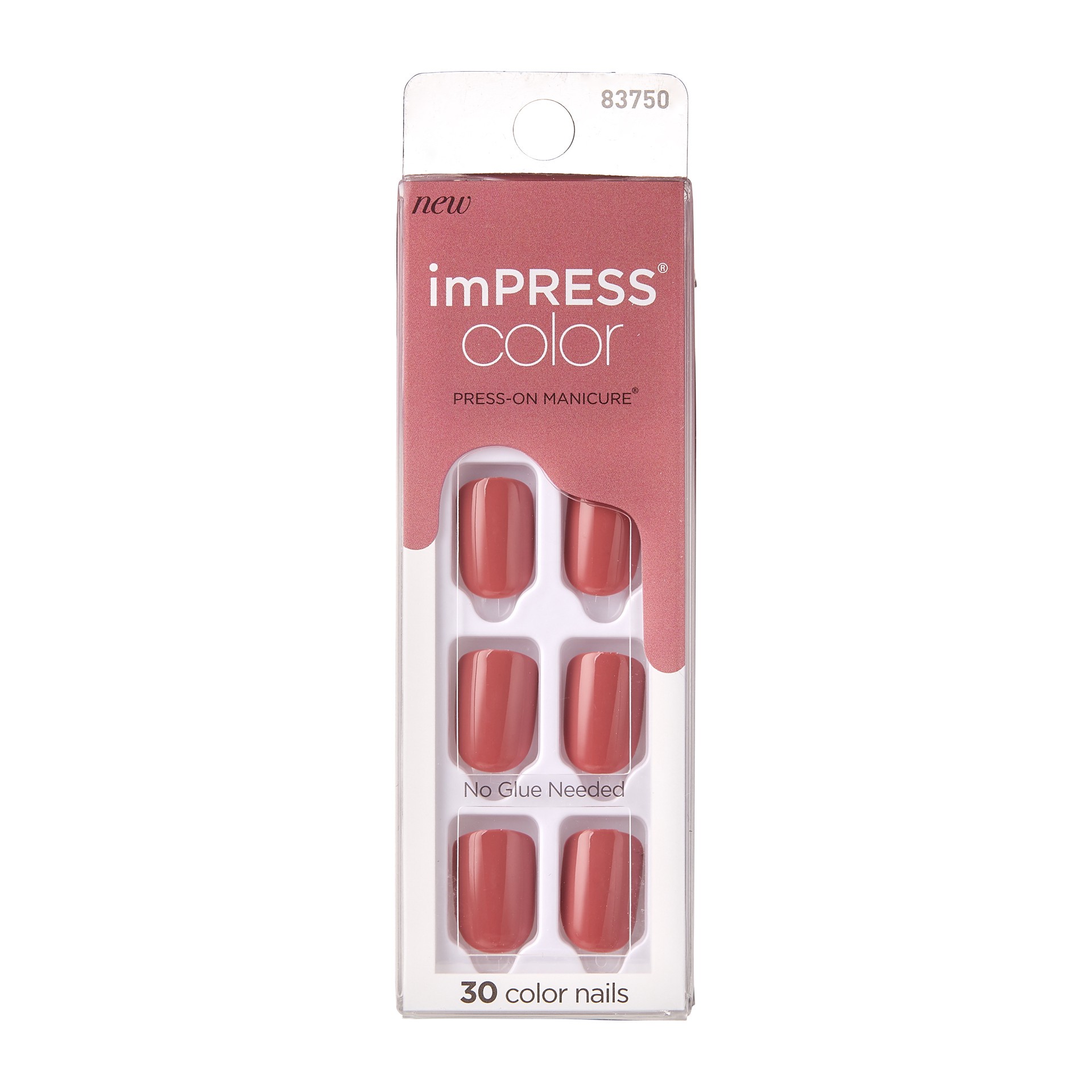 slide 1 of 5, imPRESS Color Press-on Nails, Platonic Pink, Short, 1 ct