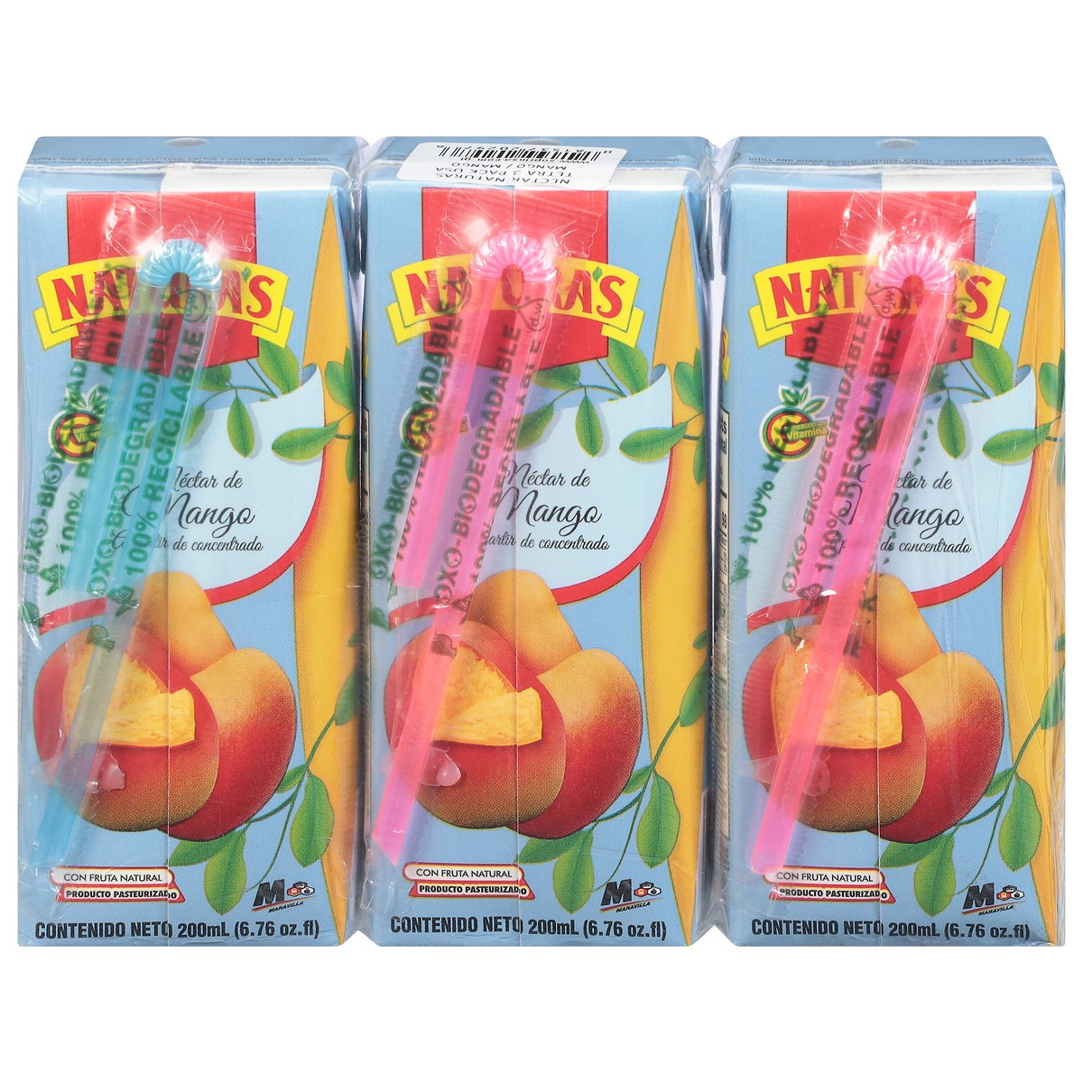 slide 1 of 14, Natura's Mango Nectar Juice - 3 ct, 3 ct