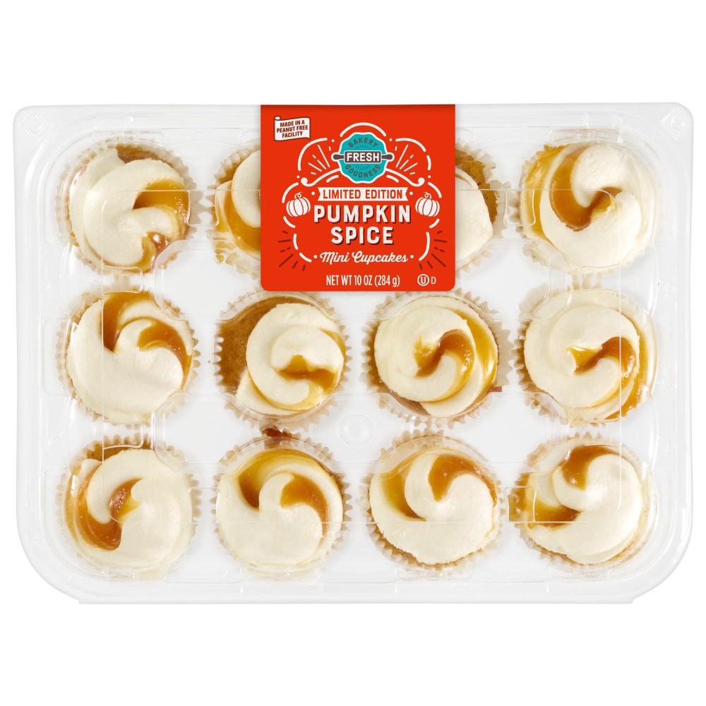 slide 2 of 3, Bakery Fresh Goodness Pumpkin Spice Premium Cupcakes, 10 oz