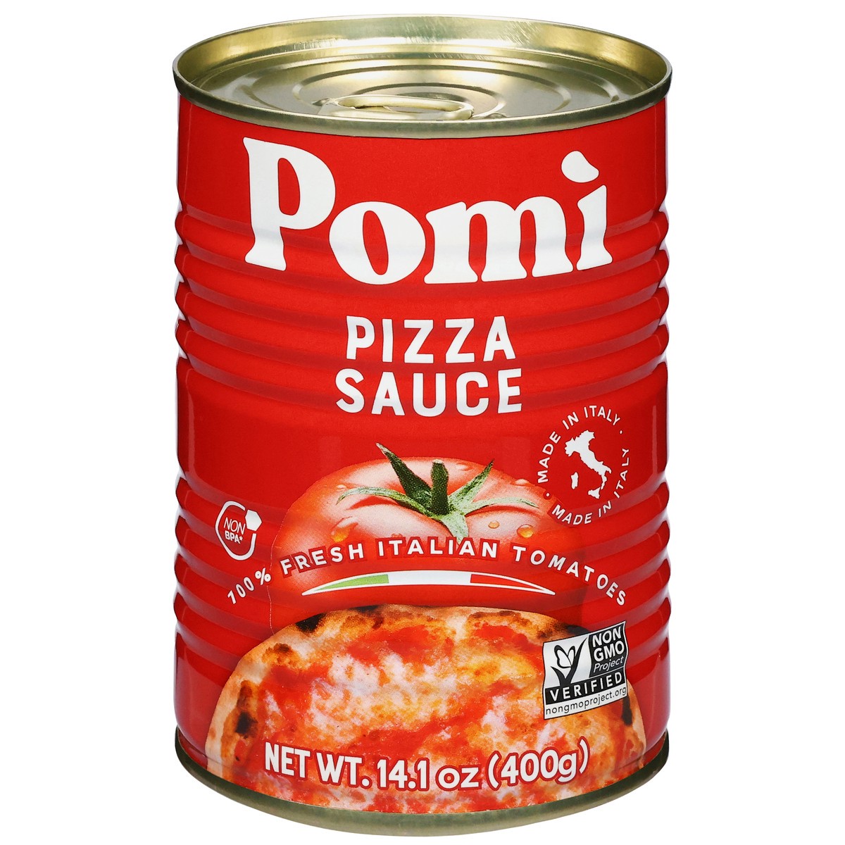 slide 1 of 12, Pomi Pizza Sauce, 14.1 oz