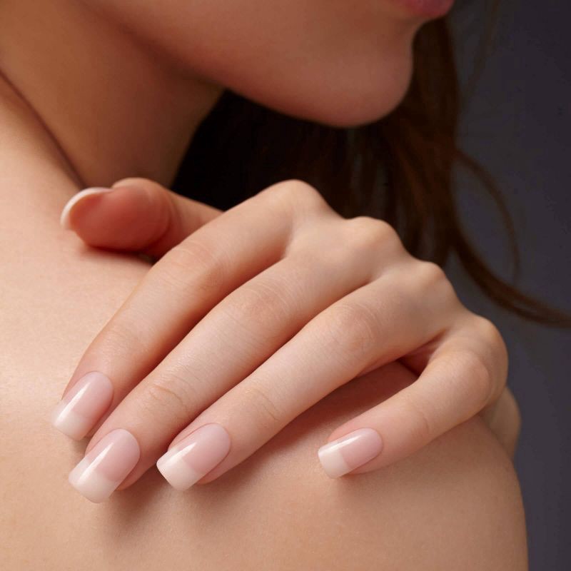 slide 2 of 4, Kiss Salon Acrylic French Nude Nails Medium 1 ea, 1 ct