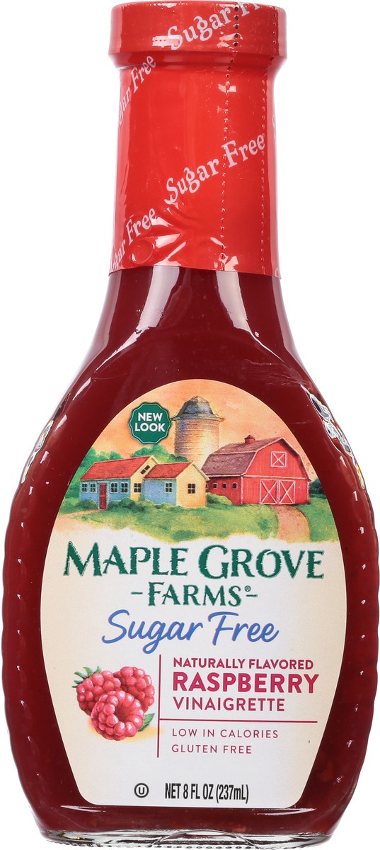 slide 5 of 9, Maple Grove Farms Sugar Free Raspberry Vinaigrette 8 fl oz, 8 fl oz