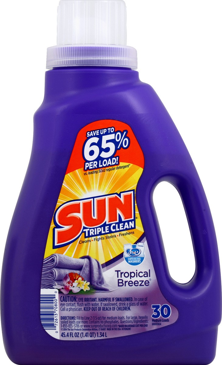 slide 2 of 2, Sun Detergent 45.4 oz, 45.4 oz