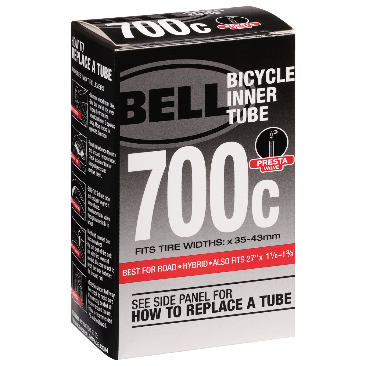 slide 2 of 9, Bell 700 C Bicycle Inner Tube 1 ea, 1 ct