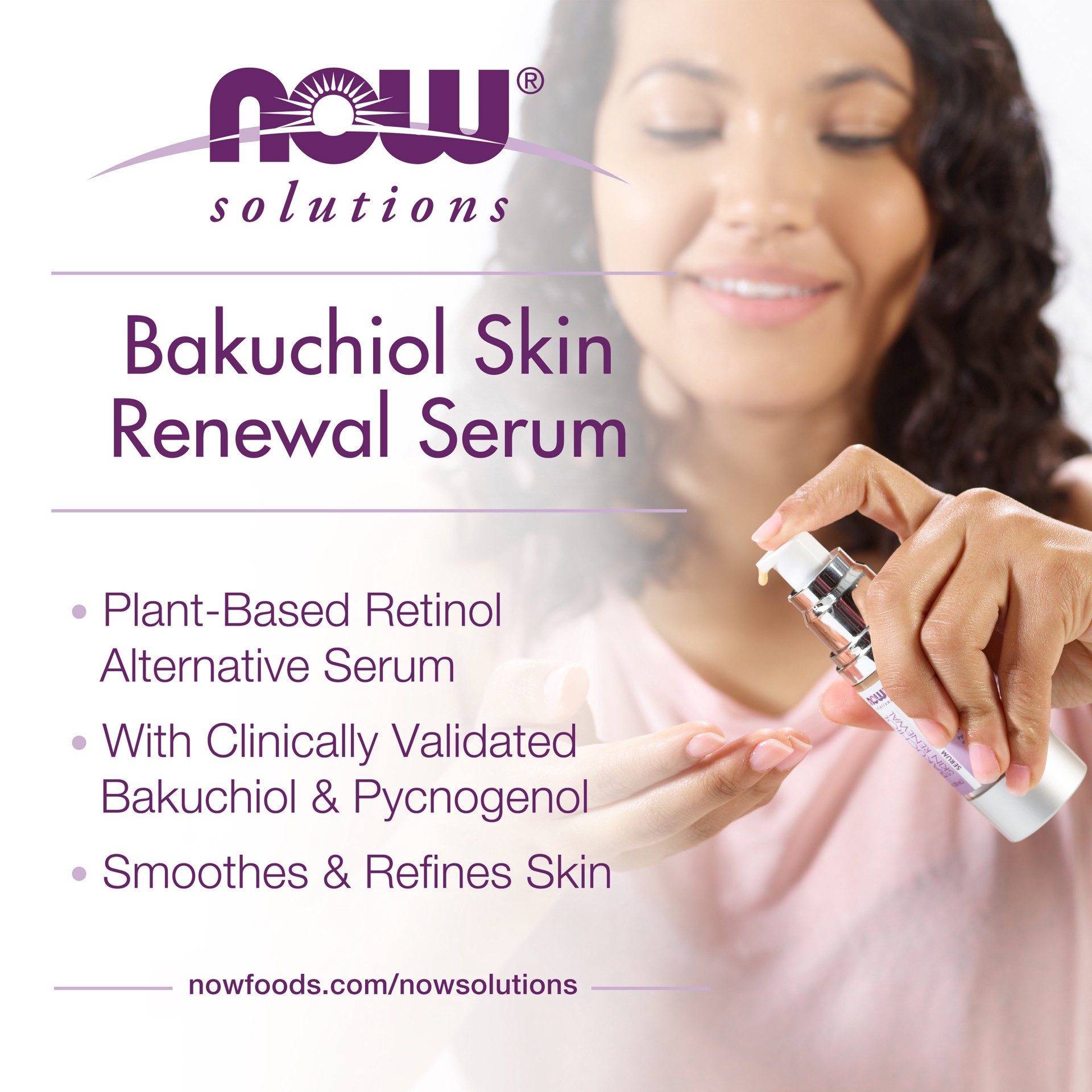 slide 4 of 5, NOW Solutions Bakuchiol Skin Renewal Serum - 1 fl. oz., 1 fl oz