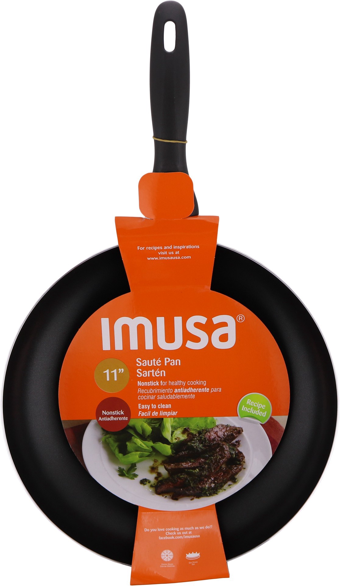 slide 1 of 1, IMUSA Saute Pan, 11 in