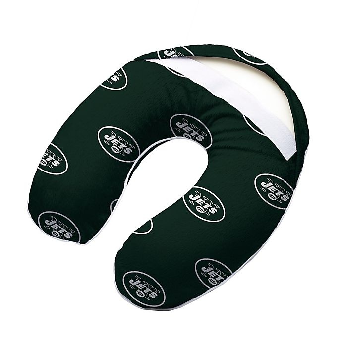 slide 2 of 2, NFL New York Jets Memory Foam U-Shaped Neck Travel Pillow, 1 ct