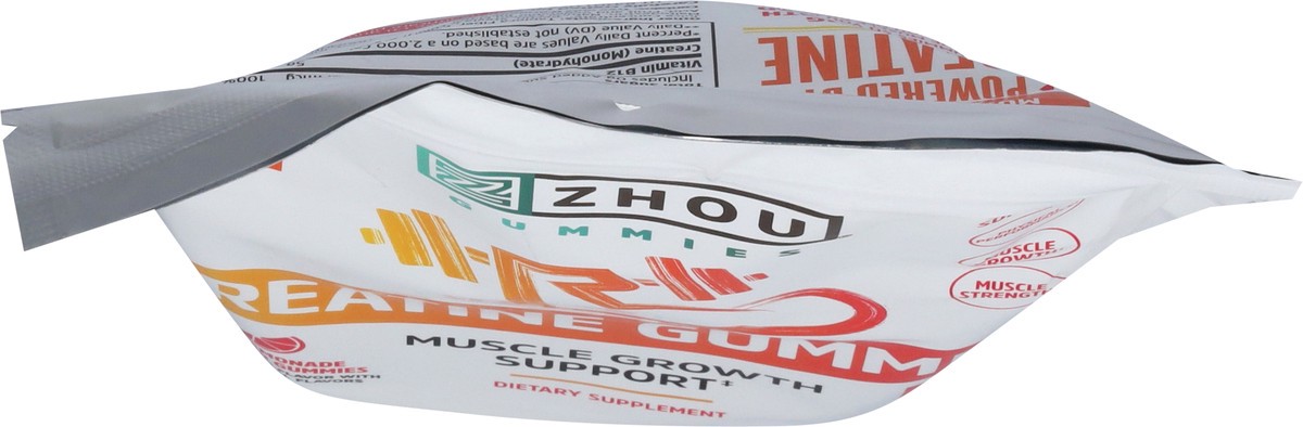 slide 2 of 14, Zhou Muscle Growth Support Pink Lemonade Creatine 60 Gummies, 60 ct