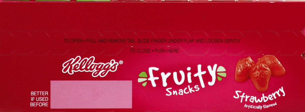 slide 2 of 6, Kellogg's Fruity Strawberry Fruit Flavored Snacks, 17.6 oz