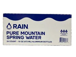 Rain Pure Mountain Spring Bottled Water