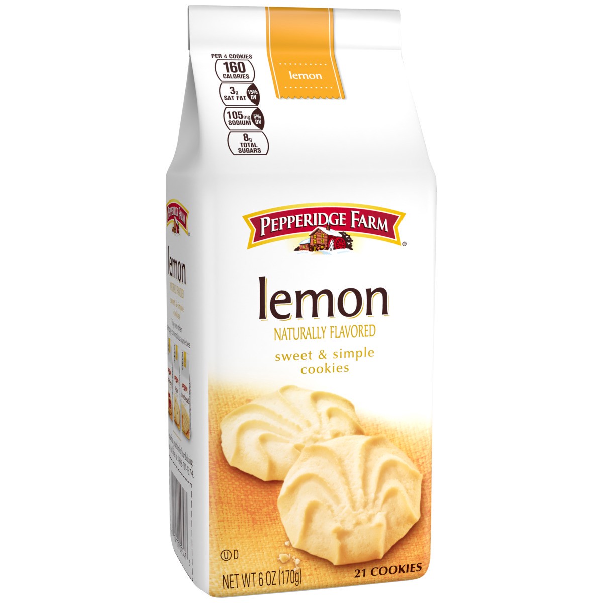 slide 6 of 9, Pepperidge Farm Lemon Cookies, 6 oz