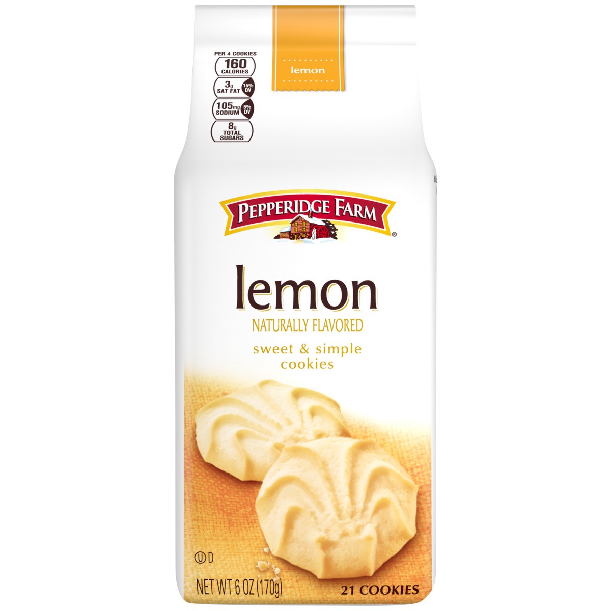 slide 1 of 9, Pepperidge Farm Lemon Cookies, 6 oz