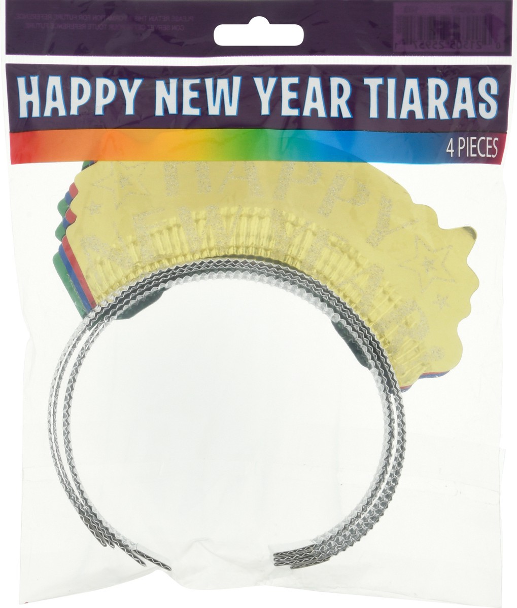 slide 6 of 9, Amscan Ampro New Years Tiaras, 4 ct