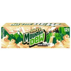 Mountain Dew Dirty Cream Soda 12 fl oz x 12