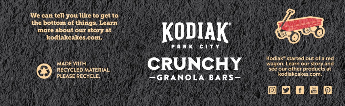 slide 10 of 13, Kodiak Cakes Crunchy Granola Bar, Chocolate Chip, 9.5 oz/6 ct, 6 ct