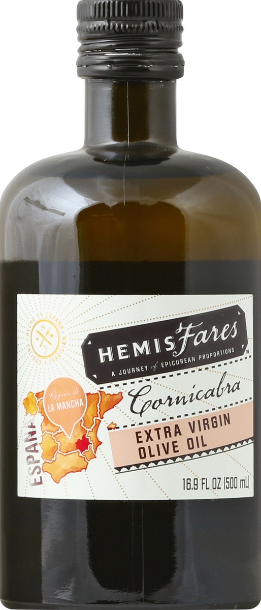 slide 2 of 2, HemisFares Spanish Cornicabra Extra Virgin Olive Oil, 16.9 fl oz