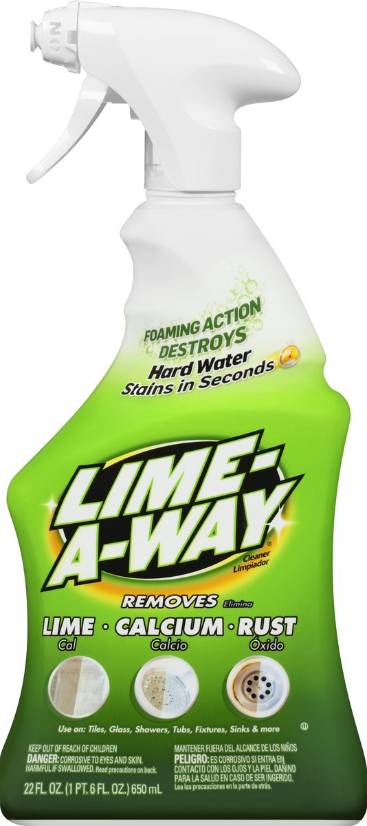 slide 6 of 12, Lime-A-Way Bathroom Cleaner Spray, 22oz, Removes Lime Calcium Rust, 22 oz